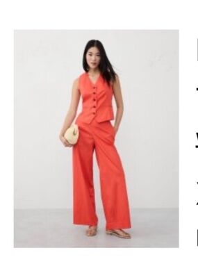 Hayden wide leg linen blend pants